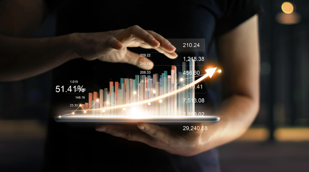 Image illustrating user growth